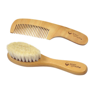 Ensemble brosse et peigne pour bébé 