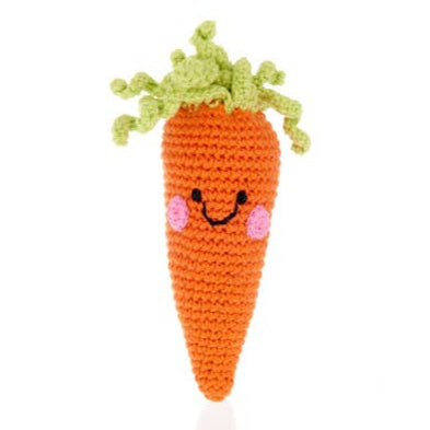 Friendly Carrot Rattle