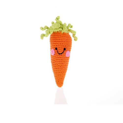 Friendly Carrot Rattle