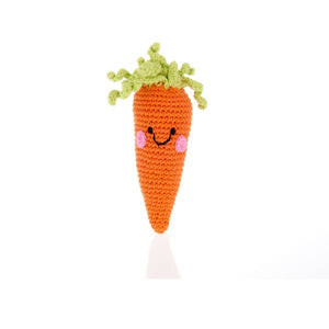 Friendly Carrot Rattle