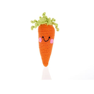 Hochet sympathique en forme de carotte