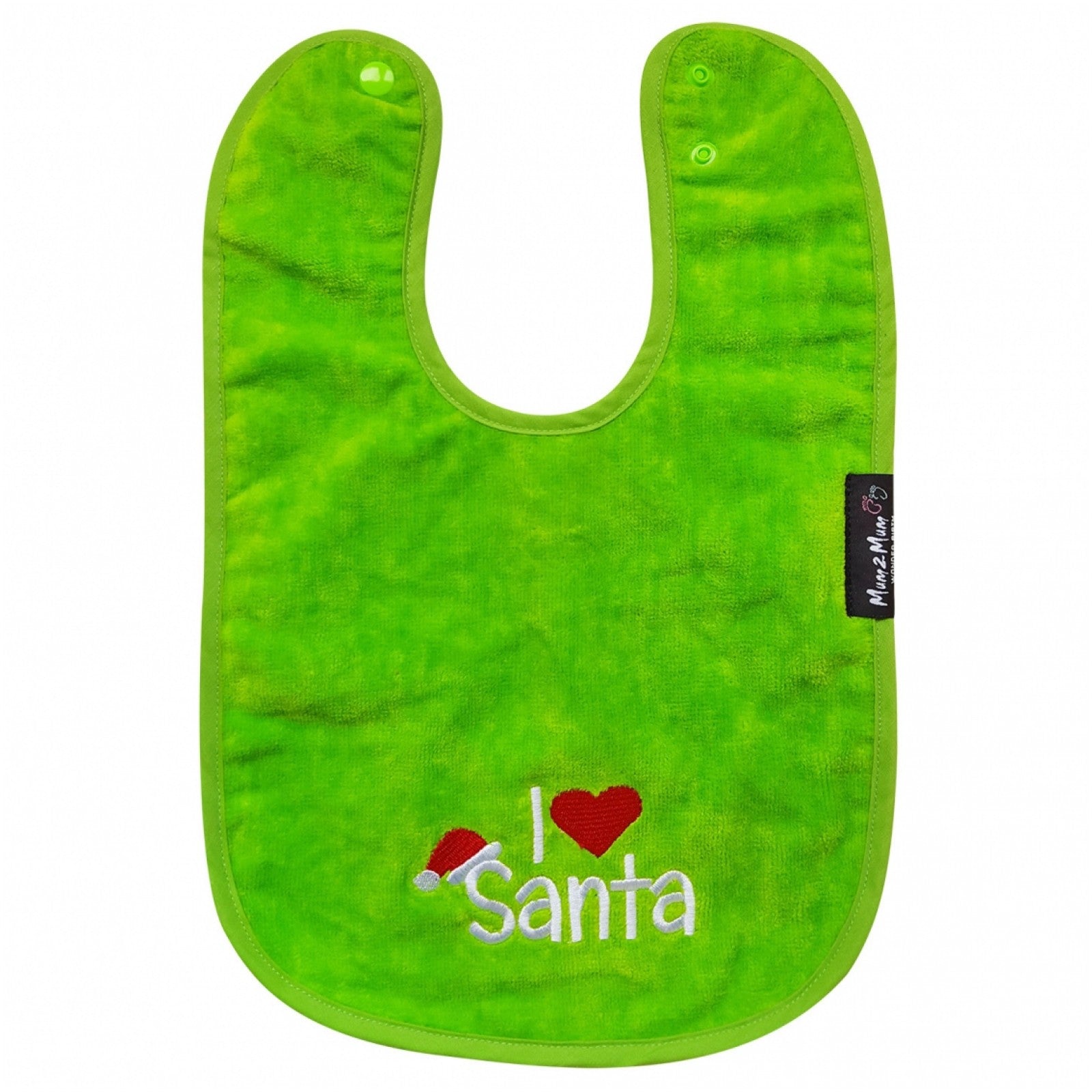 Christmas Lime Wonder Bib Flat