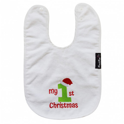 Christmas Mum 2 Mum White Wonder Bib