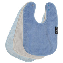 Buy 2 & Get 1 Half Price | Mum 2 Mum Standard Bibs 3 Pack - Denim, Baby Blue & Stone