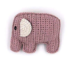 Organic Elephant Rattle, Pink