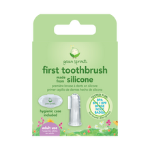 Finger Toothbrush Clear, with Case
