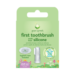 Finger Toothbrush Clear, with Case