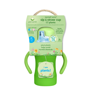 Sproutware Sip &amp; Straw Cup à base de plantes - Quatre nouvelles couleurs
