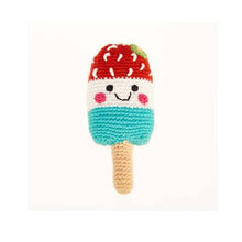 Sonajero de polo de hielo amigable
