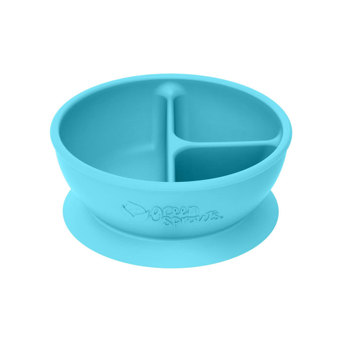 Learning Bowl made from Silicone in Pink, Green, Navy Blue or Aqua