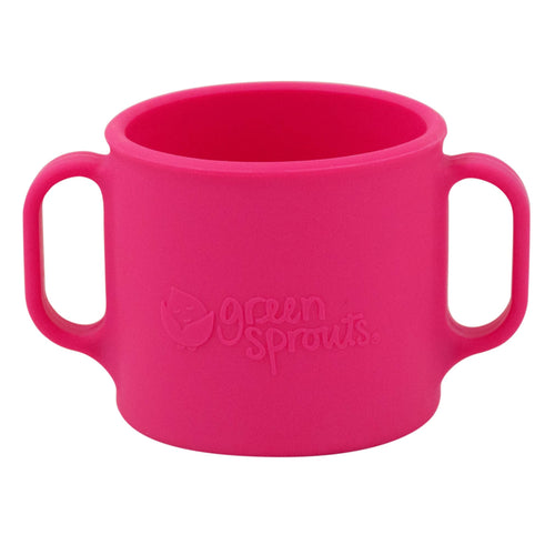 Learning Cup made from Silicone in Pink, Aqua, Navy Blue or Green