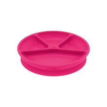 Learning Plate made from Silicone in Pink, Green, Navy Blue or Aqua
