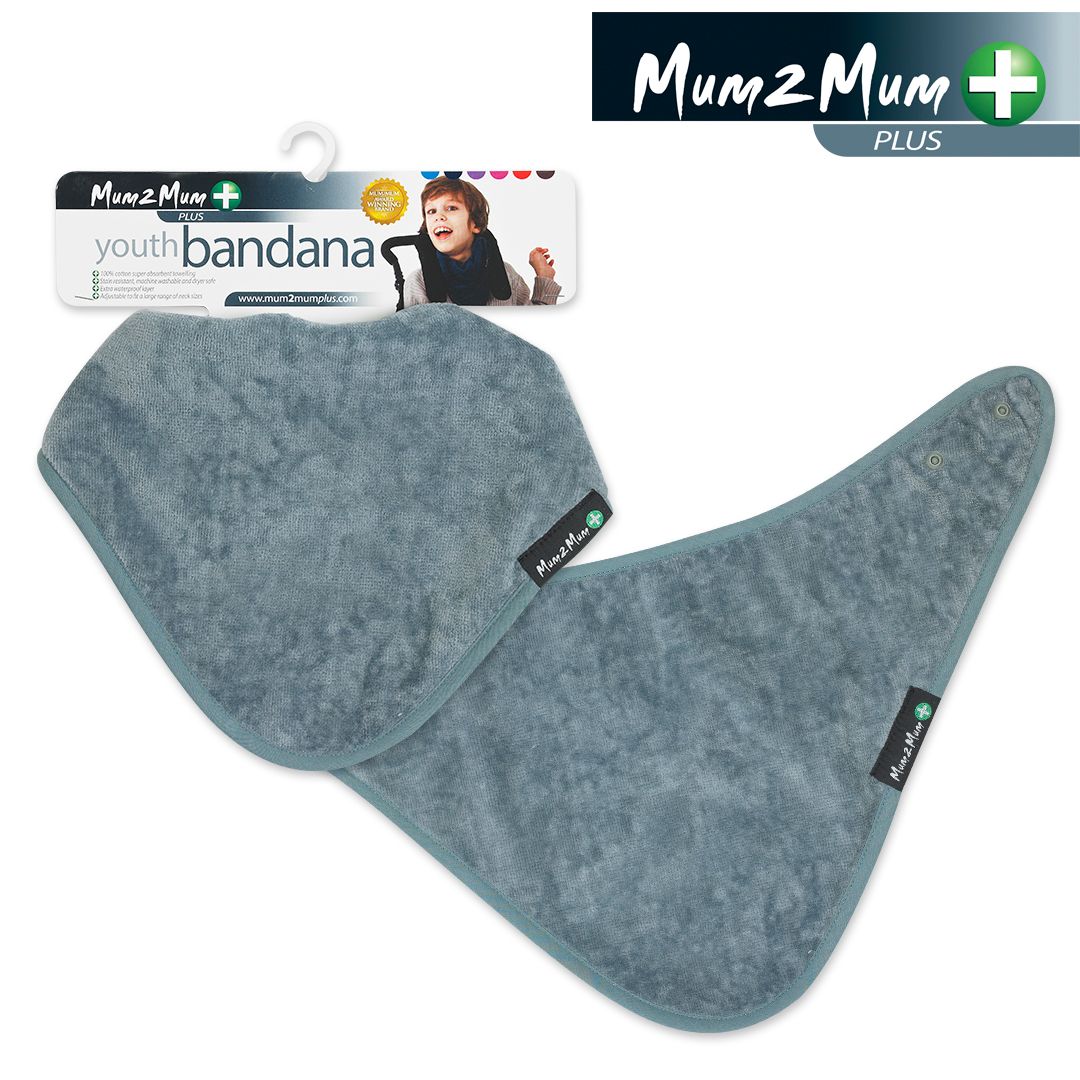 2 PACK - Mum 2 Mum PLUS Youth Bandana ages 5-15yrs - ANY COLOURS