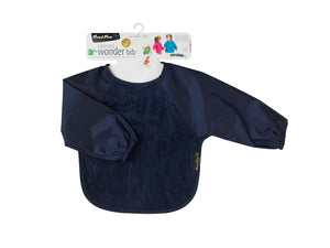 Mum 2 Mum Babero Wonder con mangas azul marino