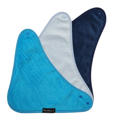 Buy 2 & Get 1 Half Price | Mum 2 Mum Bandana Style Baby Bibs 3 Pack