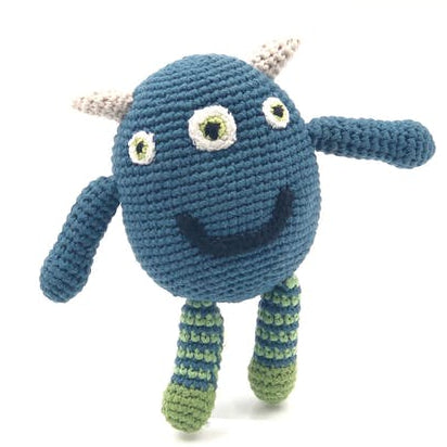 Monster Rattle in Blue