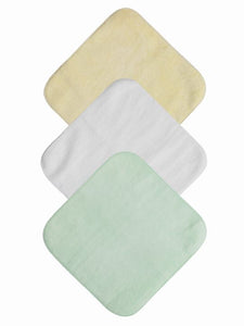 Cotton Facewashers - Pack of Six - 6 Varieties