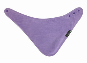 Adult Bandana Wonder Bib Purple Flat