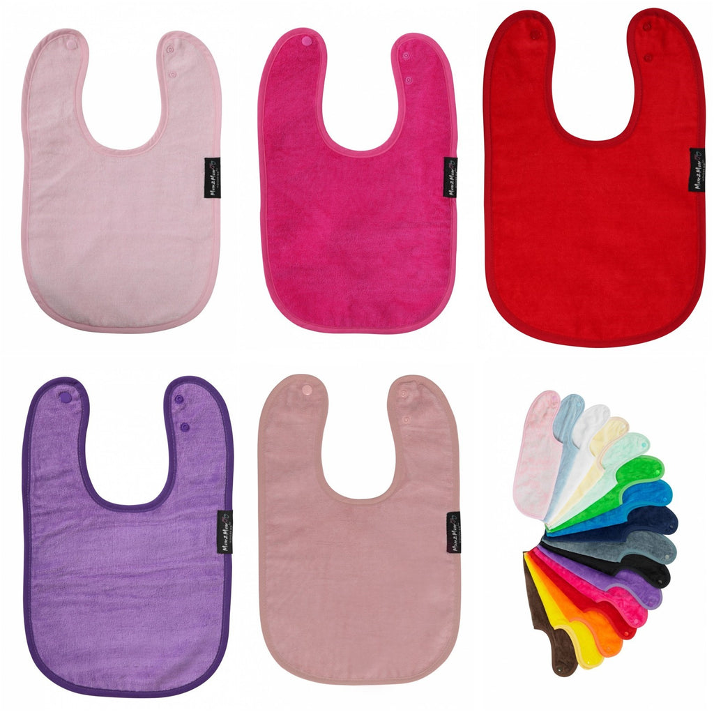 Compre 4 y obtenga 1 GRATIS | Paquete de 5 baberos Wonder estándar para bebé Mum 2 Mum Feeding