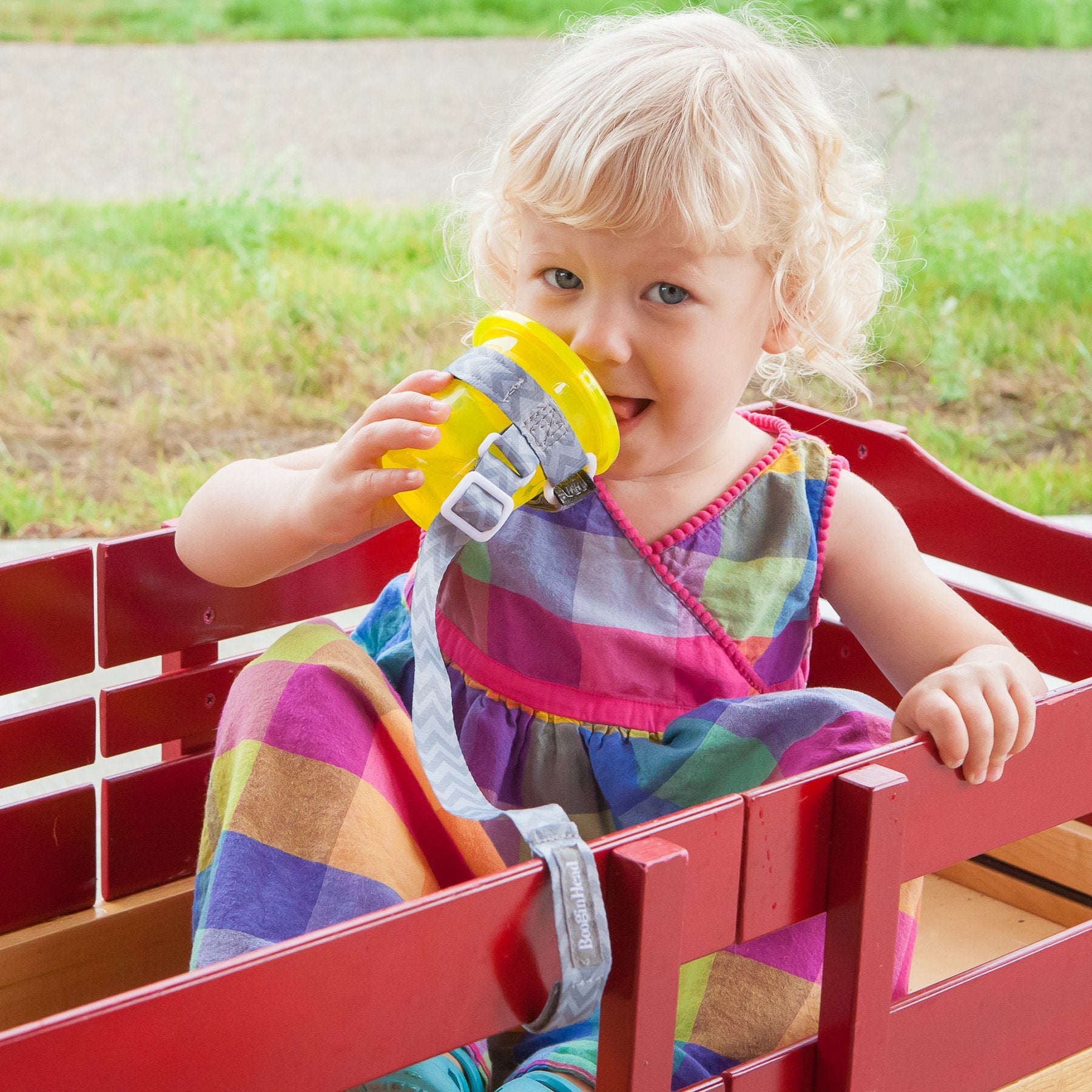 Sippy cup holder strap on sale