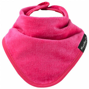 Bandana Wonder Bib Cerise pink Worn