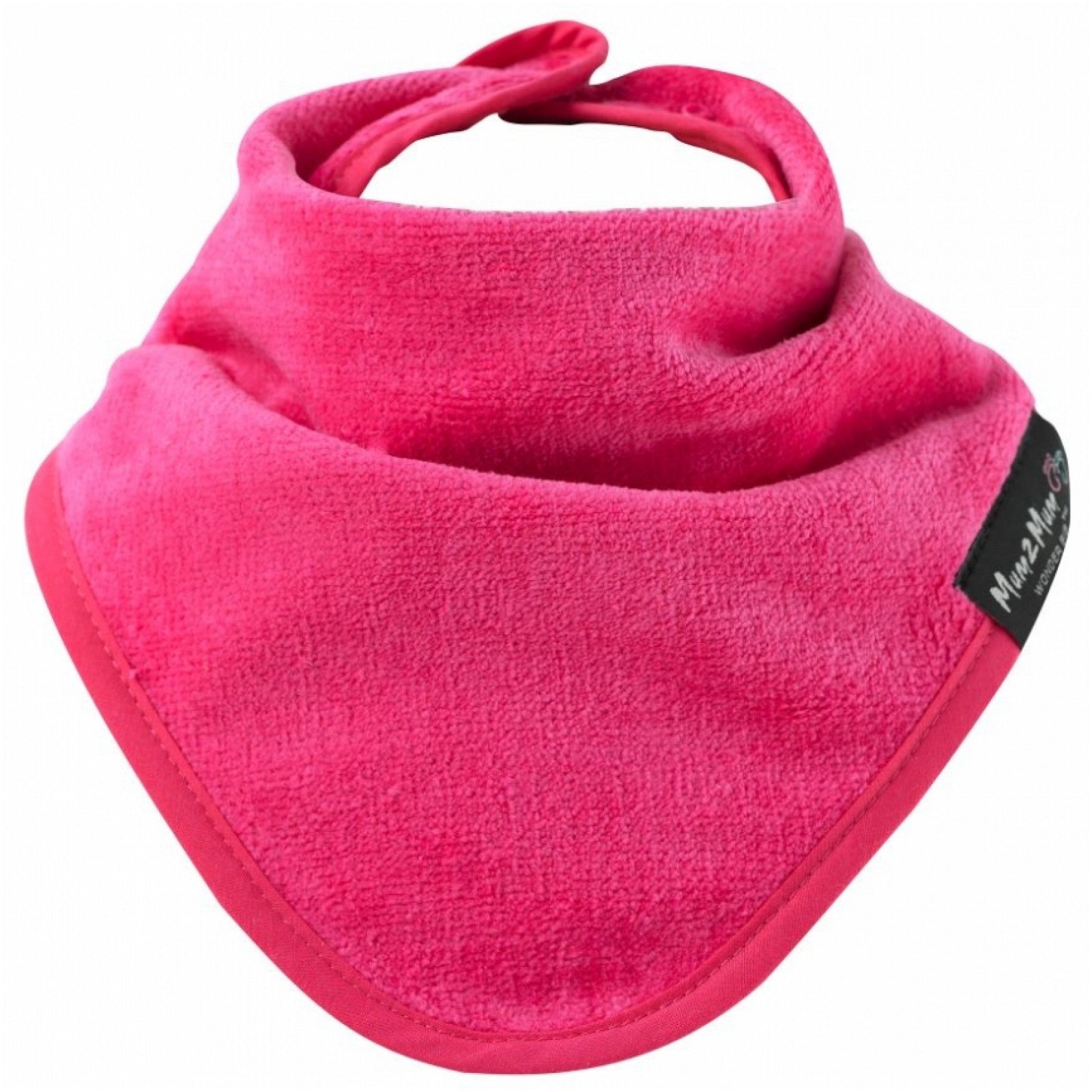 Bandana Wonder Bib Cerise Worn