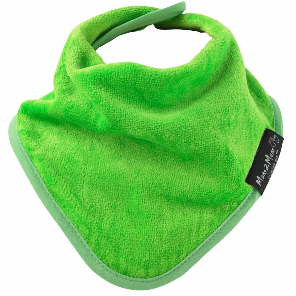 Bandana Wonder Bib Lime Worn