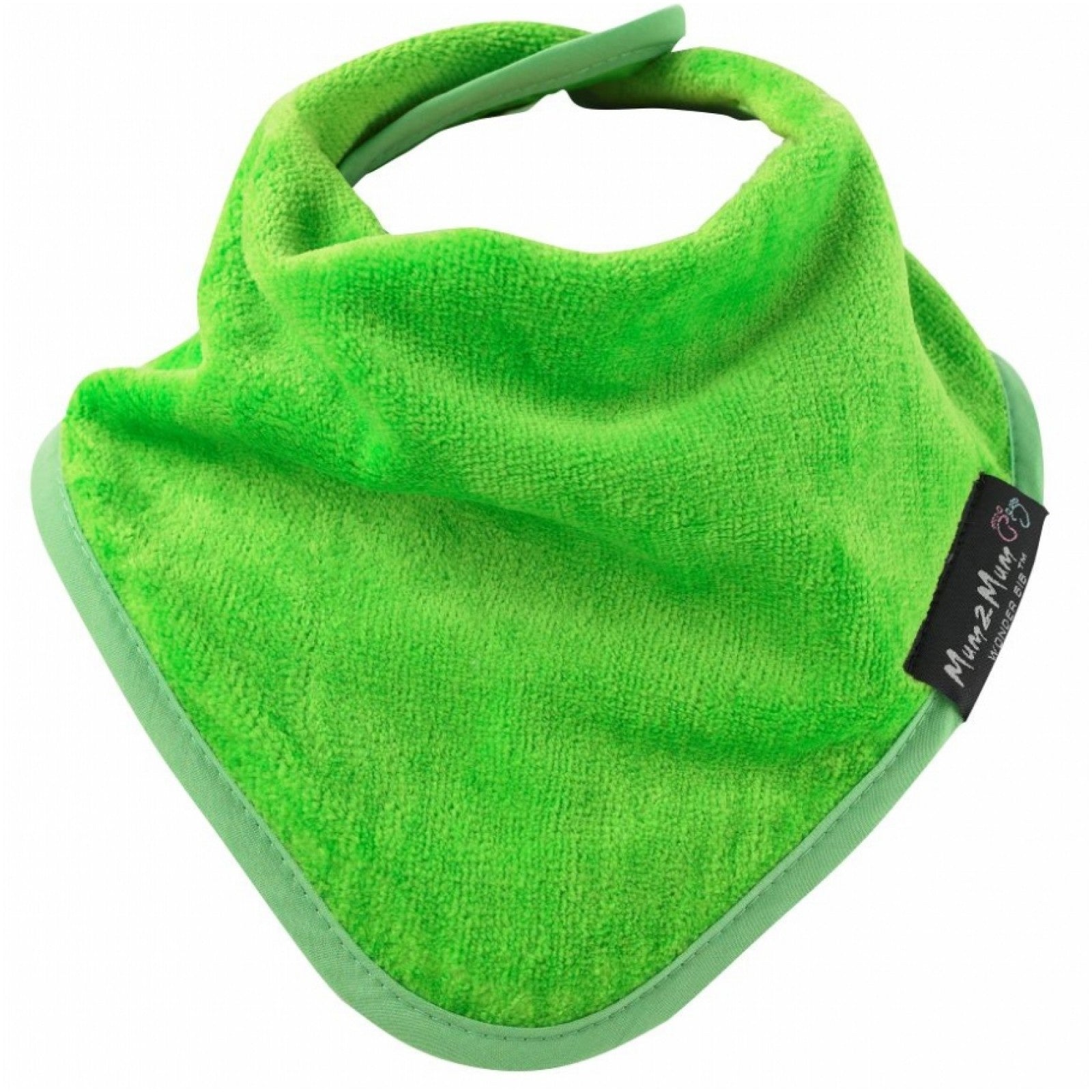 Bandana Wonder Bib Lime Worn