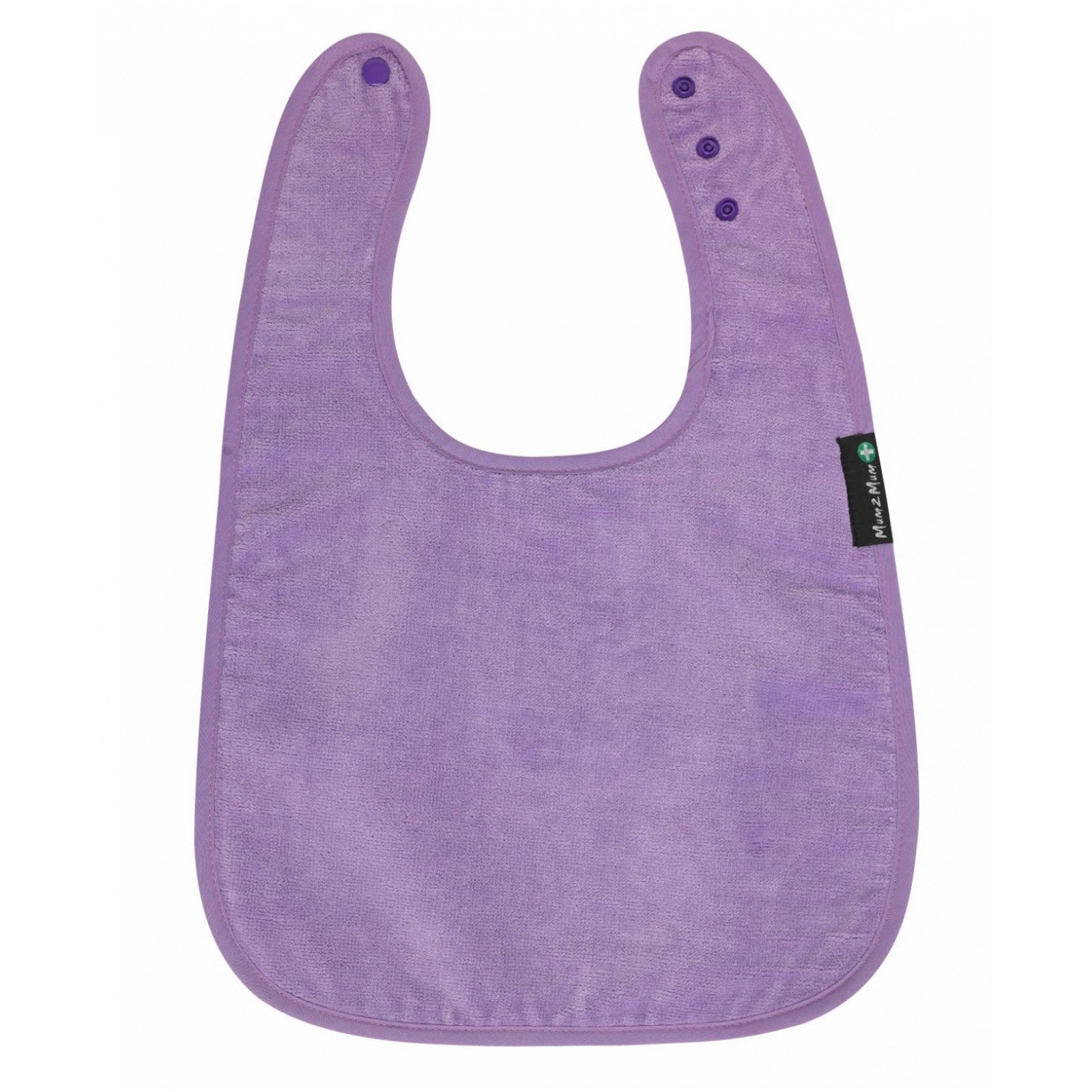 Adult Back Opening Apron Purple Flat