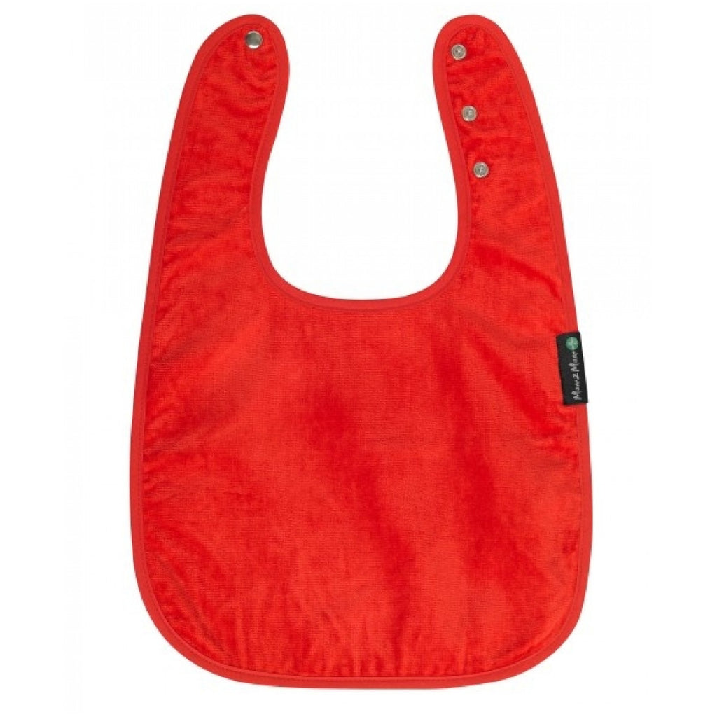 Adult Back Opening Apron Red Flat