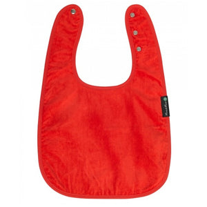Adult Back Opening Apron Red Flat