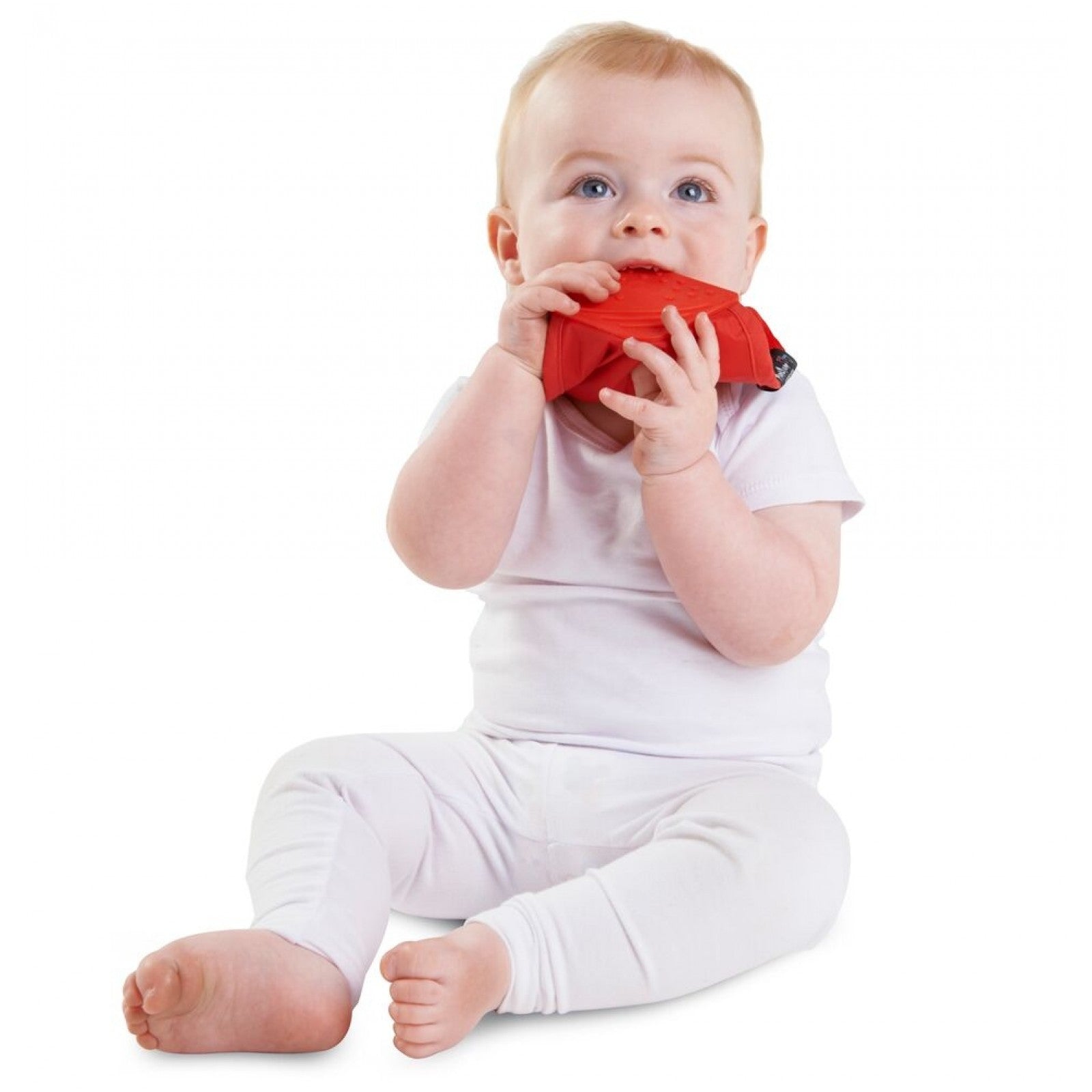 Teething Wonderbib Silicone Red Insitu