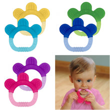 Silicone Teether - Two Pack - Aqua & Yellow / Blue & Green / Pink & Purple