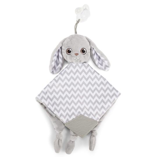 Bunny soother teething blanket