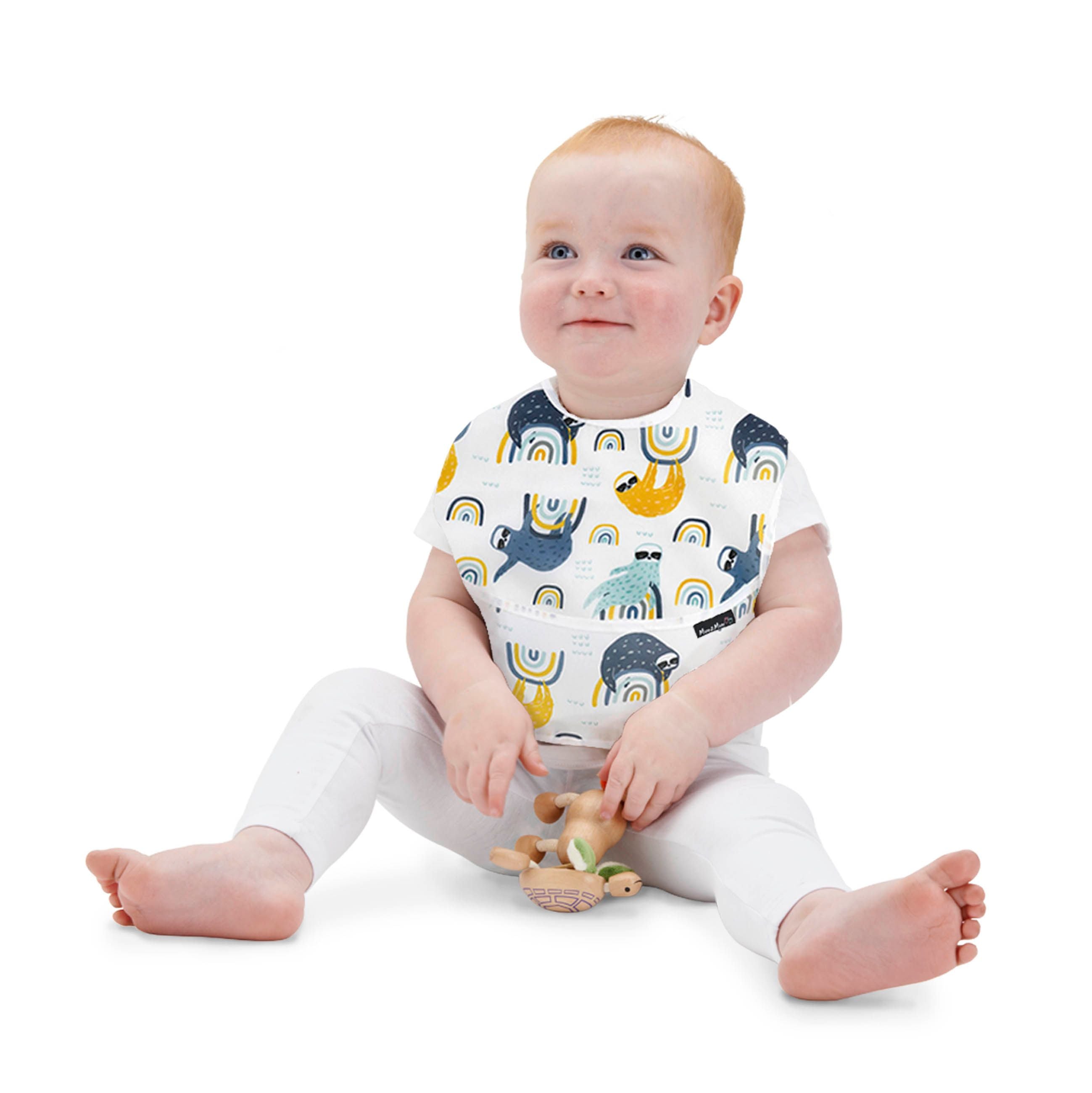 Mum 2 Mum Waterproof Wonder Bib - Twin Pack