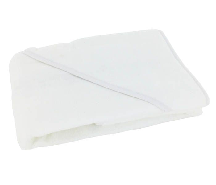Mum 2 Mum Hooded Towel - White