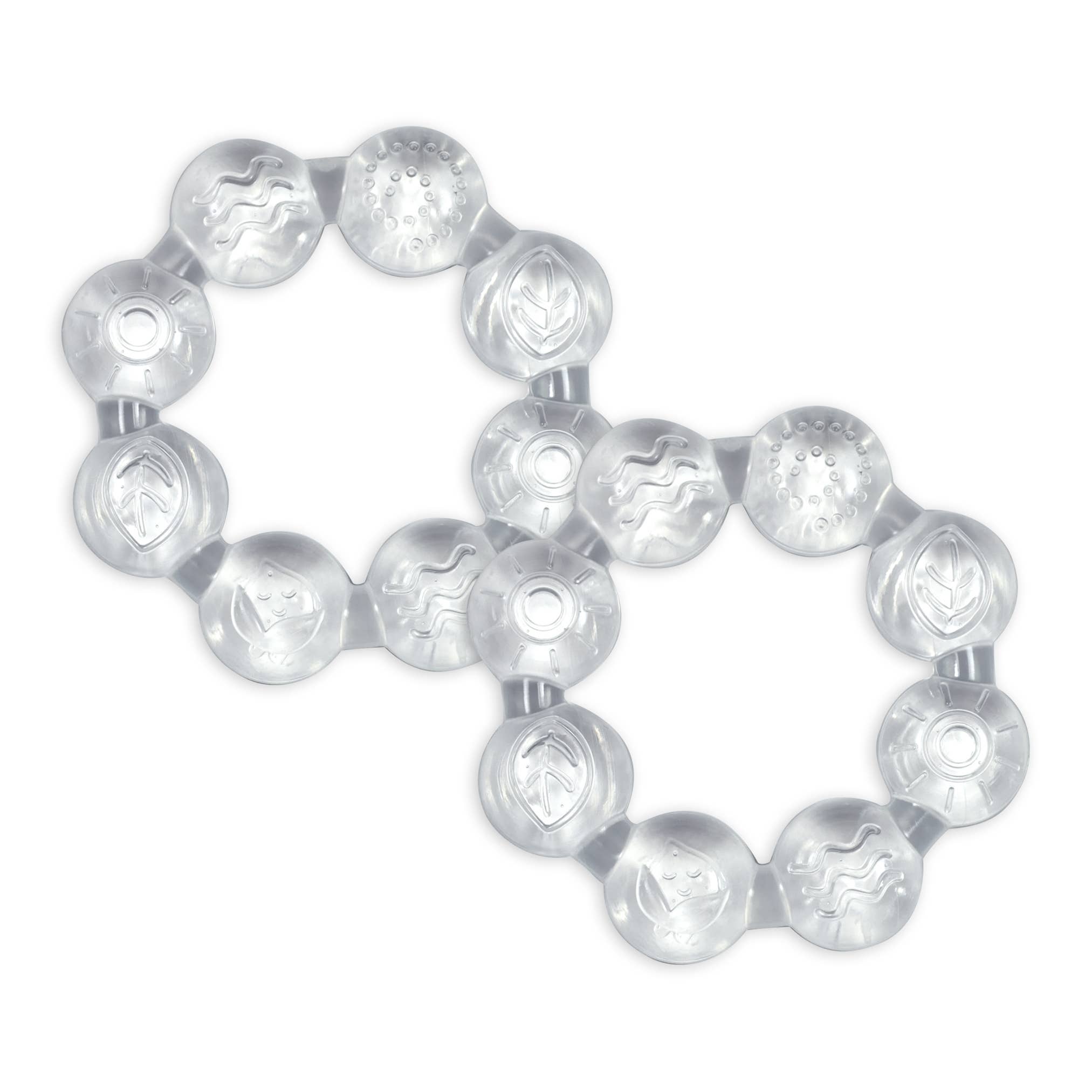 Cooling Teether - Clear Ring Twin Pack