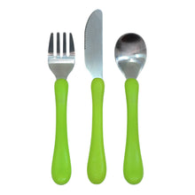 Learning Cutlery Set in Aqua or Green