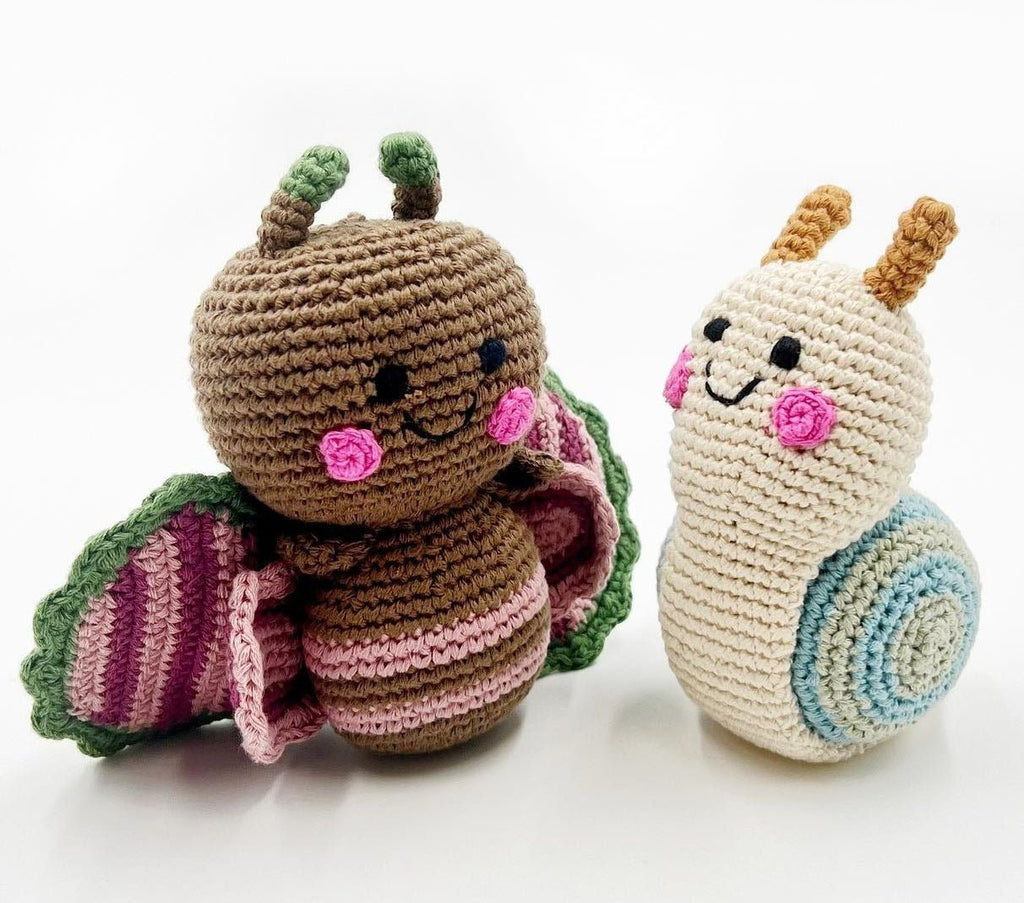 Butterfly Rattle Toy in Pink - Baby&More