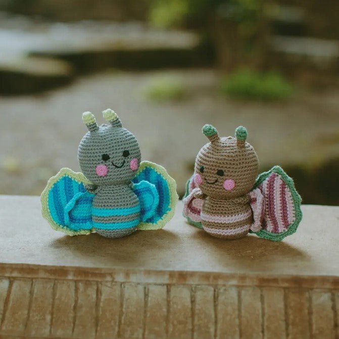 Butterfly Rattle Toy in Pink - Baby&More