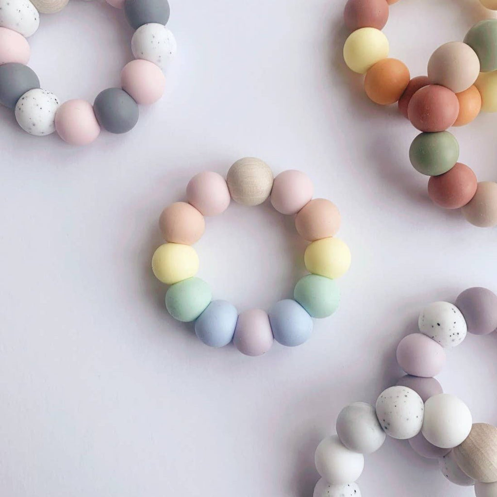Chunky Silicone Teething Ring - Baby&More