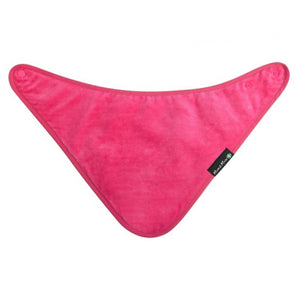 Youth Bandana bib Cerise Pink flat