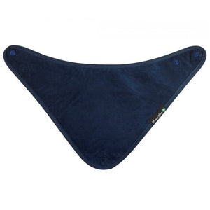 Youth Bandana bib Navy Blue flat