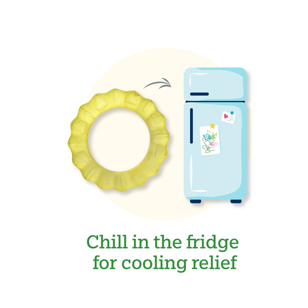 Cool Nature Teether - Two Pack - Green & Aqua / Yellow & Aqua - Baby&More