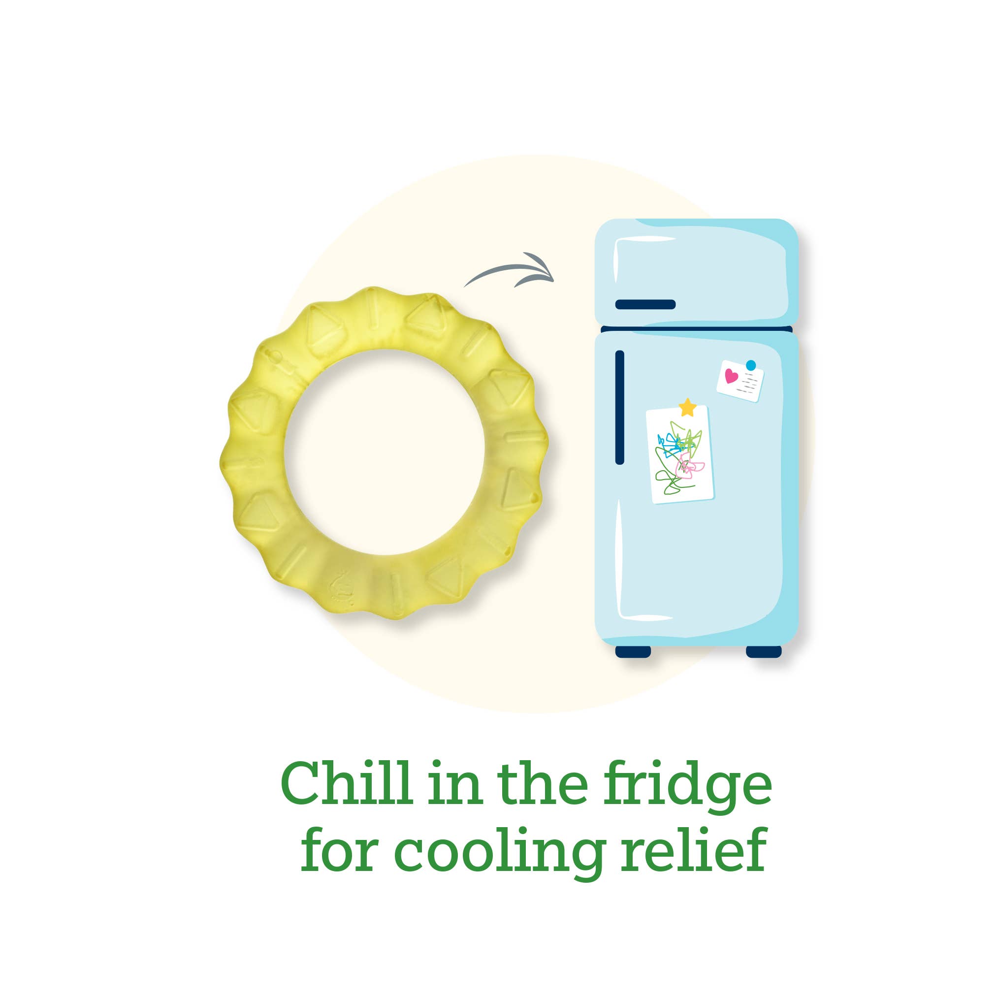 Cool Nature Teether - Two Pack - Green & Aqua / Yellow & Aqua - Baby&More