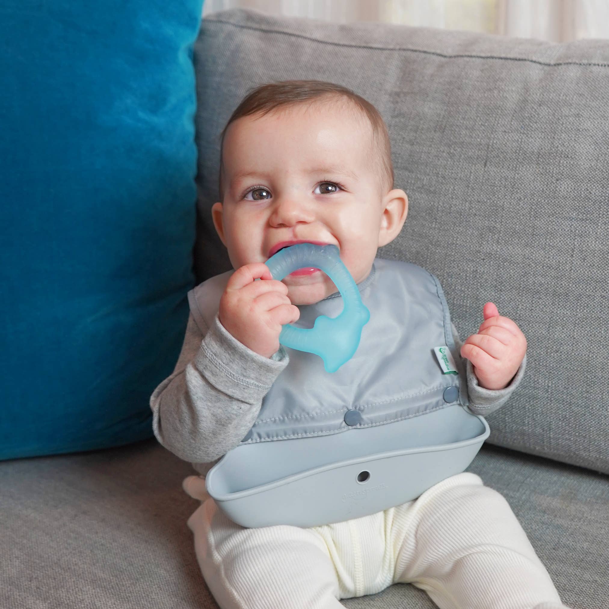 Cool Nature Teether - Two Pack - Green & Aqua / Yellow & Aqua - Baby&More