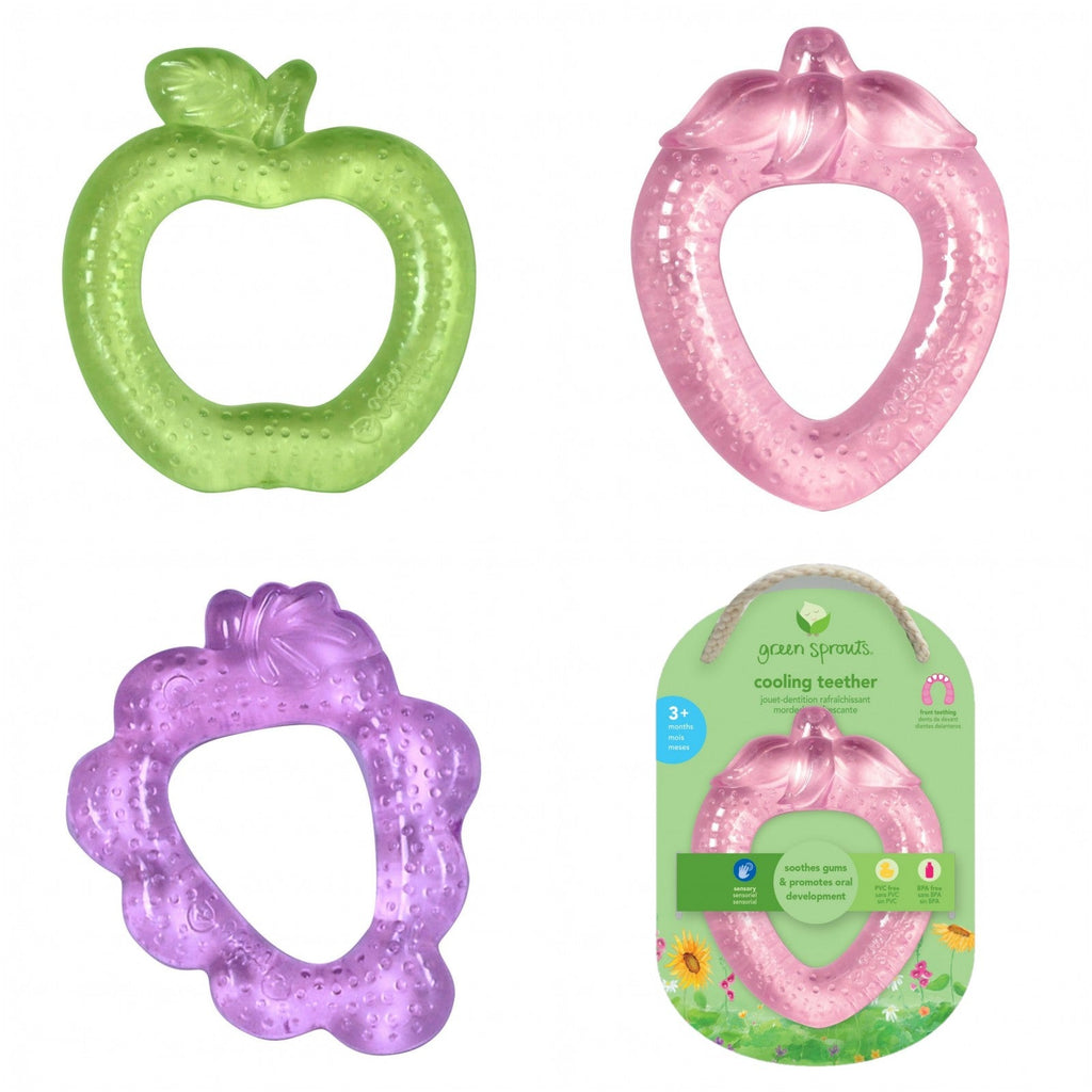 Cooling Fruit Teether - Strawberry, Grape or Apple - Baby&More