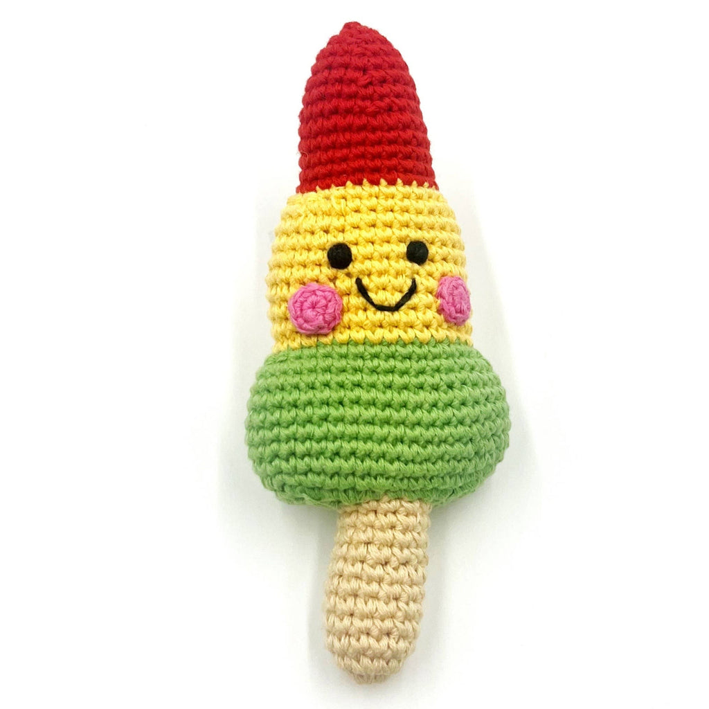 Friendly Rocket Ice Lolly Rattle - Baby&More