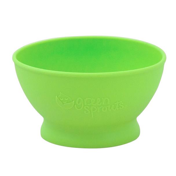 Feeding Bowl made from Silicone in Green - Baby&More