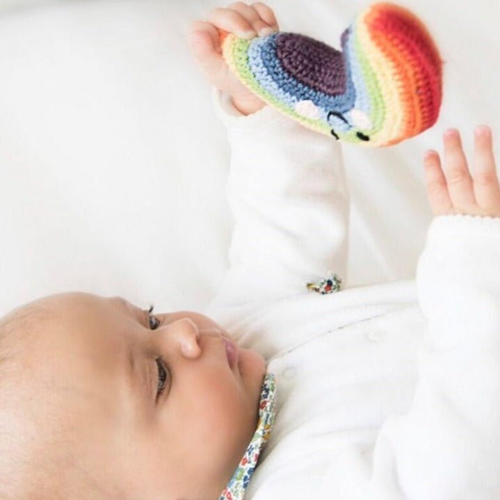 Friendly Rainbow Rattle - Baby&More